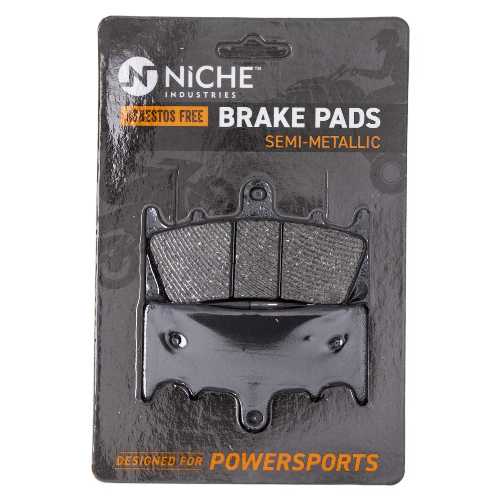 のん Amazon.com: NICHE Brake Pad Set for Kawasaki Ninja ZX6R